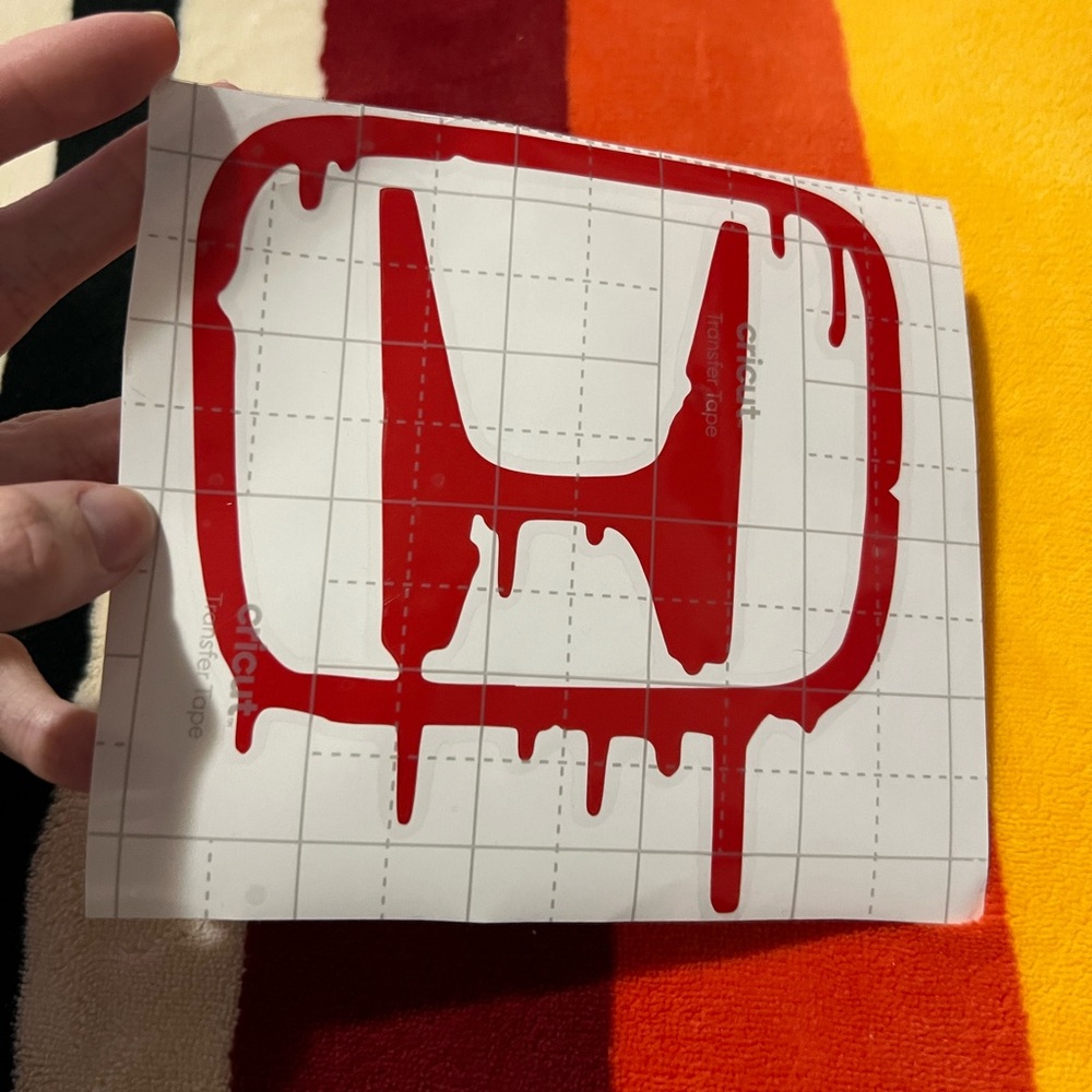 Dripping Honda Vinyl Decal ⭐️